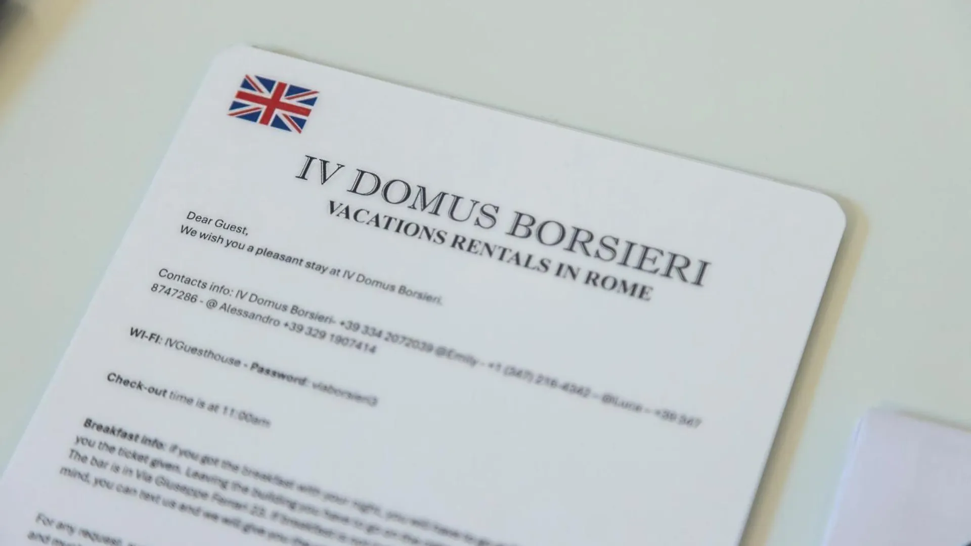 Guest house IV Domus Borsieri Hotel Rome